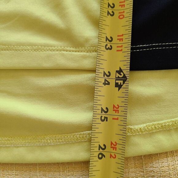 Jamie Sadock Womens Yellow Short Sleeved Golf Top Size M - Picture 7 of 10